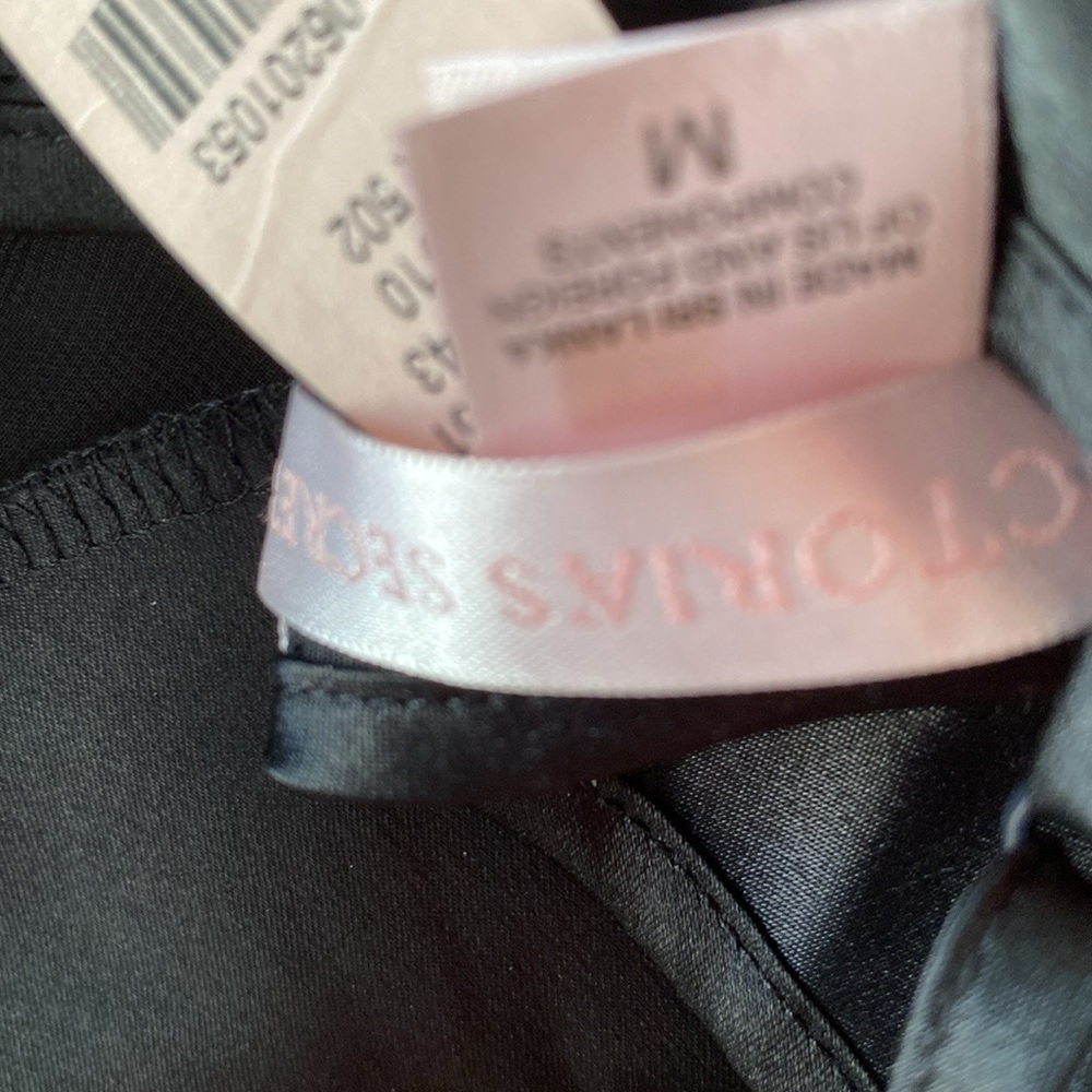 Black sexy lingerie Victoria’s Secrets size medium